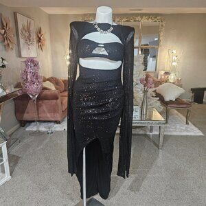 Black gown